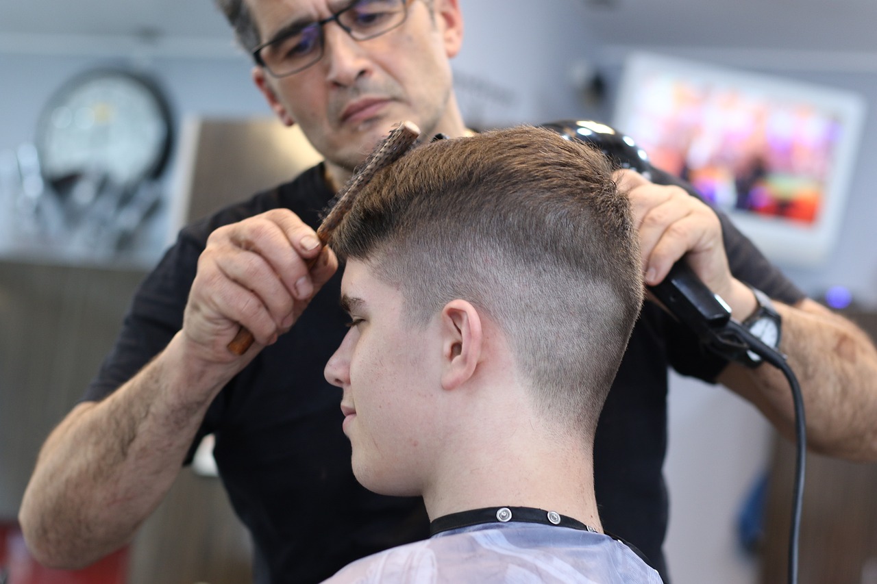 haircut, barber, hairstyle